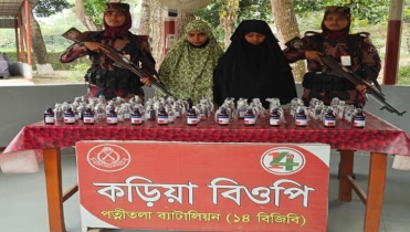 পাঁচবিবি সীমান্তে মাদক সহ ২ নারী আটক